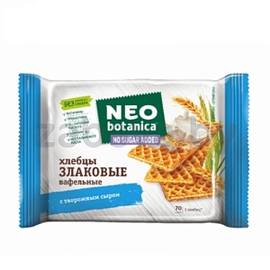 Хлебцы вафельные Neo-botanica с творожным сыром, 75 г