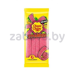 Мармелад Chupa Chups, страйпсы, клубника или роллы, 120 г