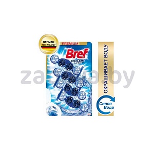 Средство чистящее для унитаза Bref Color Active с хлор-компонентом, 4×50 г