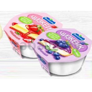 Крем Buonissimo, с творогом, 140 г, клубничн./черничн. чизкейк