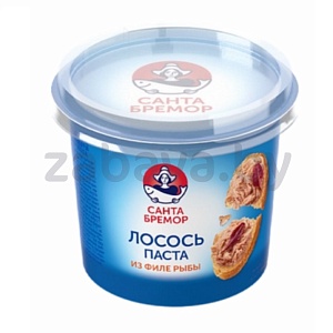 Паста «Санта Бремор» из филе тресков. рыб с лососем, 140 г