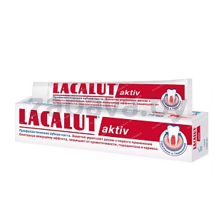 Зубная паста Lacalut Aktiv, 100 мл