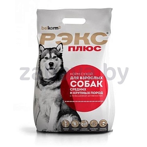 Корм «Рэкс плюс», для собак, 15 кг