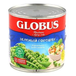 Горошек зеленый Globus, 400 г
