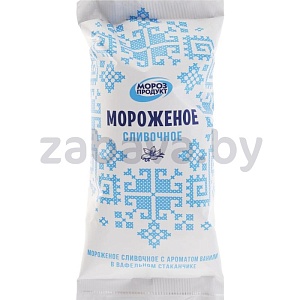 Мороженое «Мороз продукт», ваниль, 75 г