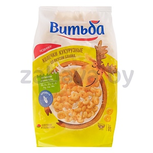 Колечки «Витьба», готов. завтрак, банан, 250 г