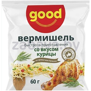 Вермишель б/п Good, курица, 60 г