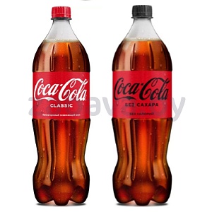 Напиток Coca-Cola, 1,5 л, Classic/без сахара