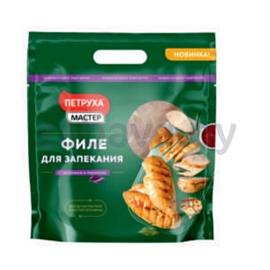 Филе цыпленка «Петруха Мастер» для запекания, с чесноком и травами, охл., 1 кг