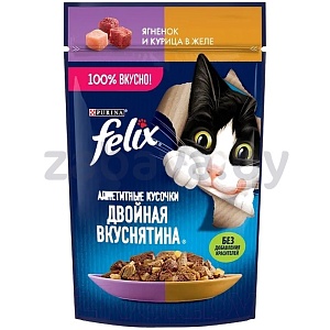 Корм для кошек Felix, 75 г, в ассорт.