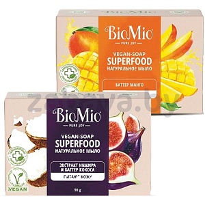 Мыло натур. BioMio Bio-Soap Superfood, 90 г