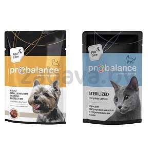 Корм Probalance, 85 г, для кошек/собак, в ассортименте