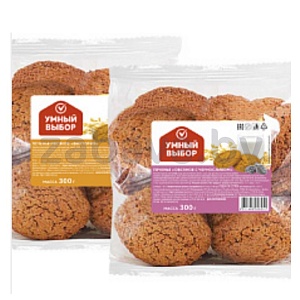Печенье овсяное «Умный выбор», 300 г