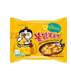 Лапша Samyang, жгучая курица и сыр, 140 г