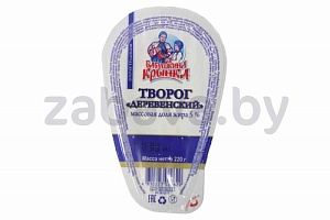 Творог «Бабушкина крынка» «Деревенский», 5%, 220 г
