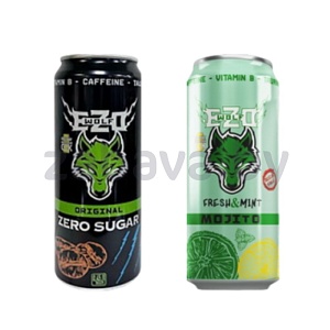 Напиток энергетический Ezo Wolf, 0,45 л, Original или Mojito