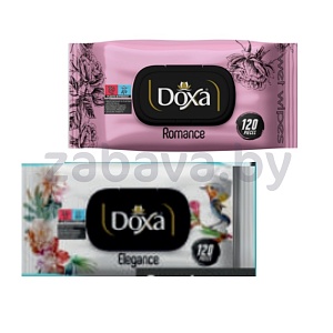 Салфетки влажные Doxa Elegance или Romance, 120 шт.