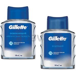 Лосьон после бритья Gillette, освеж. или бодрящ., 100 мл
