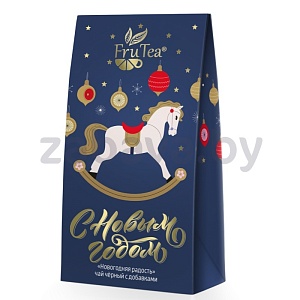 Чай черный Frutea, новогодний, 50 г, в ассорт.