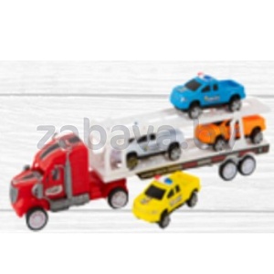 Игрушка «Грузовик», с 4 машинками