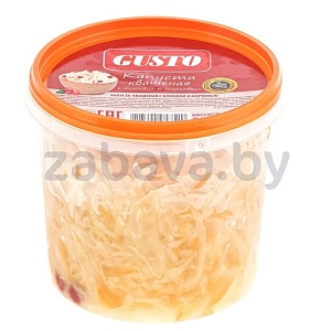 Капуста кваш. Gusto, с клюквой и морковью, 800 г