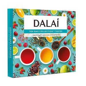 Набор чая Dalai, 7 вкусов, 60 × 1,5 г