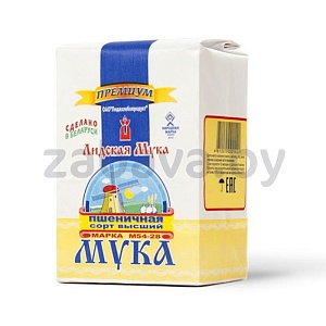 Мука «Лидская», «Премиум», пшеничная, в/с, 2 кг