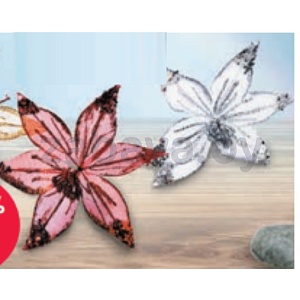 Украшение Hogge Home, рождеств. цветок, 15 см, 1 шт.