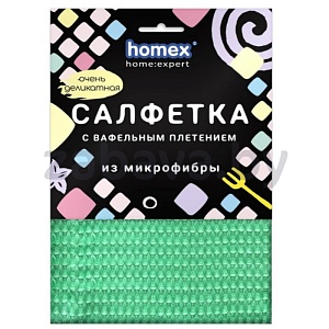 Салфетка Homex «Очень деликатная», микрофибра, 30×30 см