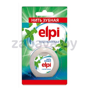 Зубная нить Elpi, ультратонкая, 25 г