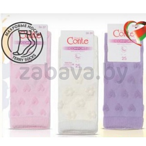 Носки женские Conte Elegant Comfort, махровые, р-р 23–25