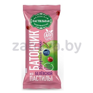 Батончик из пастилы «Белёвская», ягодный микс, 35 г