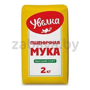 Мука «Увелка», пшеничная, в/с, РФ, 2 кг