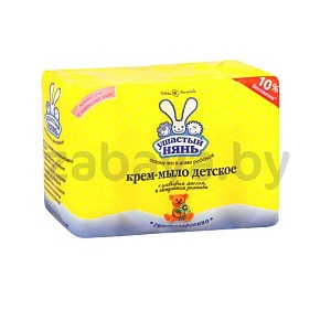 Крем-мыло детское «Ушастый Нянь», с оливк. маслом и ромашк., 4×100 г