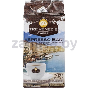Кофе молотый Tre Venezie, espresso bar, Италия, 250 г