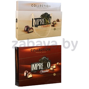 Набор конфет Impresso Premium, коричневый/бежевый, 424 г