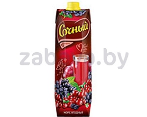 Морс «Сочный фрукт» из смеси ягод, 1 л