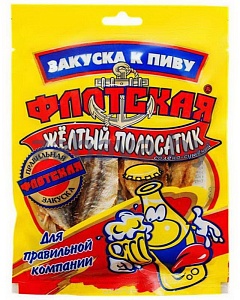 Закуска к пиву «Флотская», желтый полосатик, солено-сушеная, 50 г