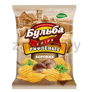 Чипсы картофельные «Бульба chips», боровик, 75 г