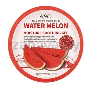Гель для лица и тела Esfolio, Water Melon Moisture Soothing, 300 мл