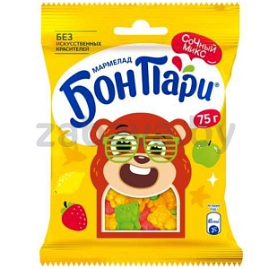 Мармелад жеват. «Бон Пари» «Забавный медежонок и Ко», 120 г