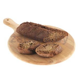 Половинка ржаного багета с чесноком, 185 г