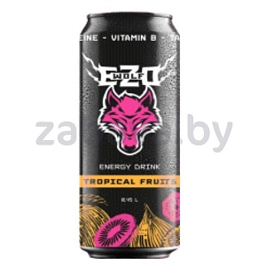 Напиток энергет. Ezo Wolf Tropical fruits, 0,45 л