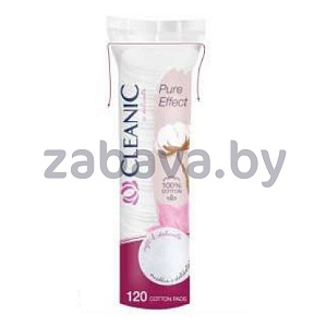 Ватные диски Cleanic Pure Effect, 120 шт.