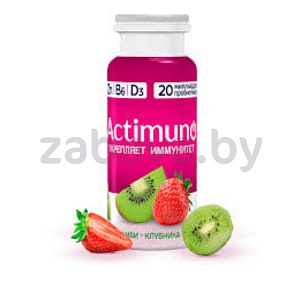 Продукт к/м Actimuno, 1,5%, 95 г, киви-клубника