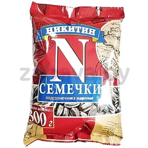 Семечки подсолнечника «Никитин», жареные, 300 г