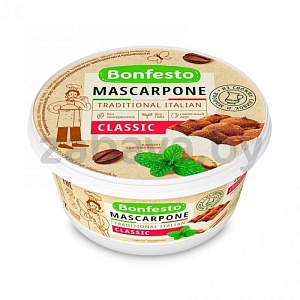 Сыр «Маскарпоне» Bonfesto, мягкий, 78%, 250 г