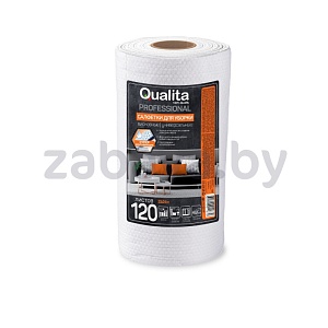Салфетка для уборки Qualita, в рулоне, 120 шт