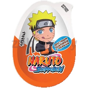 Шарики хрустящие Naruto Shippuden, с кремом, 15 г