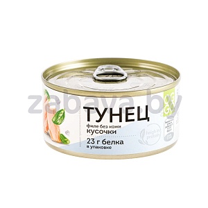 Тунец Oggo, филе-кусочки в собственном соку, 170 г